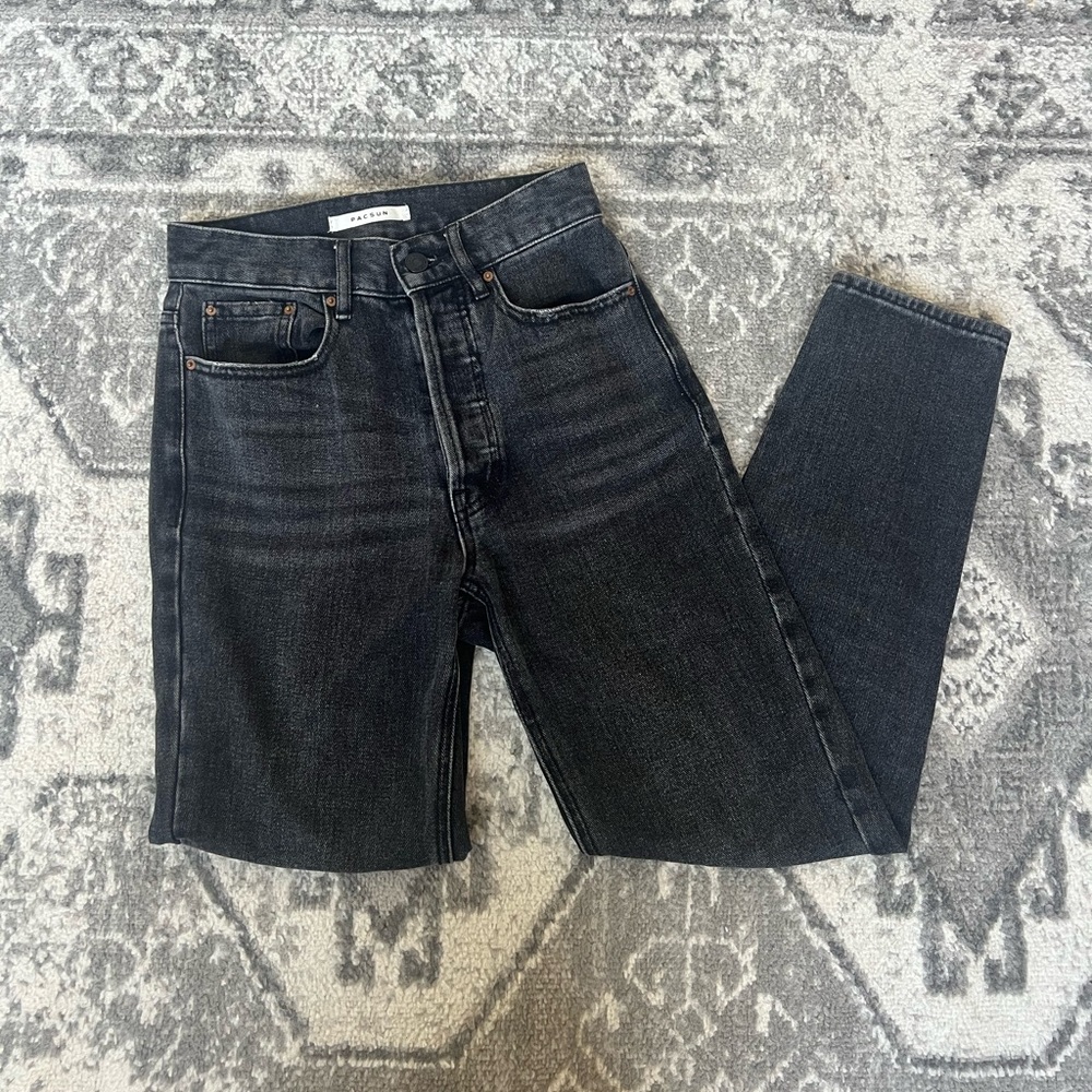Pacsun Ultra Highrise Slim Black Jeans